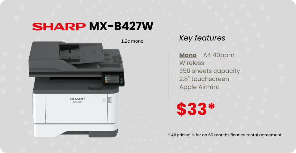 Sharp Mx B W The Ultimate Multi Function Mono Printer