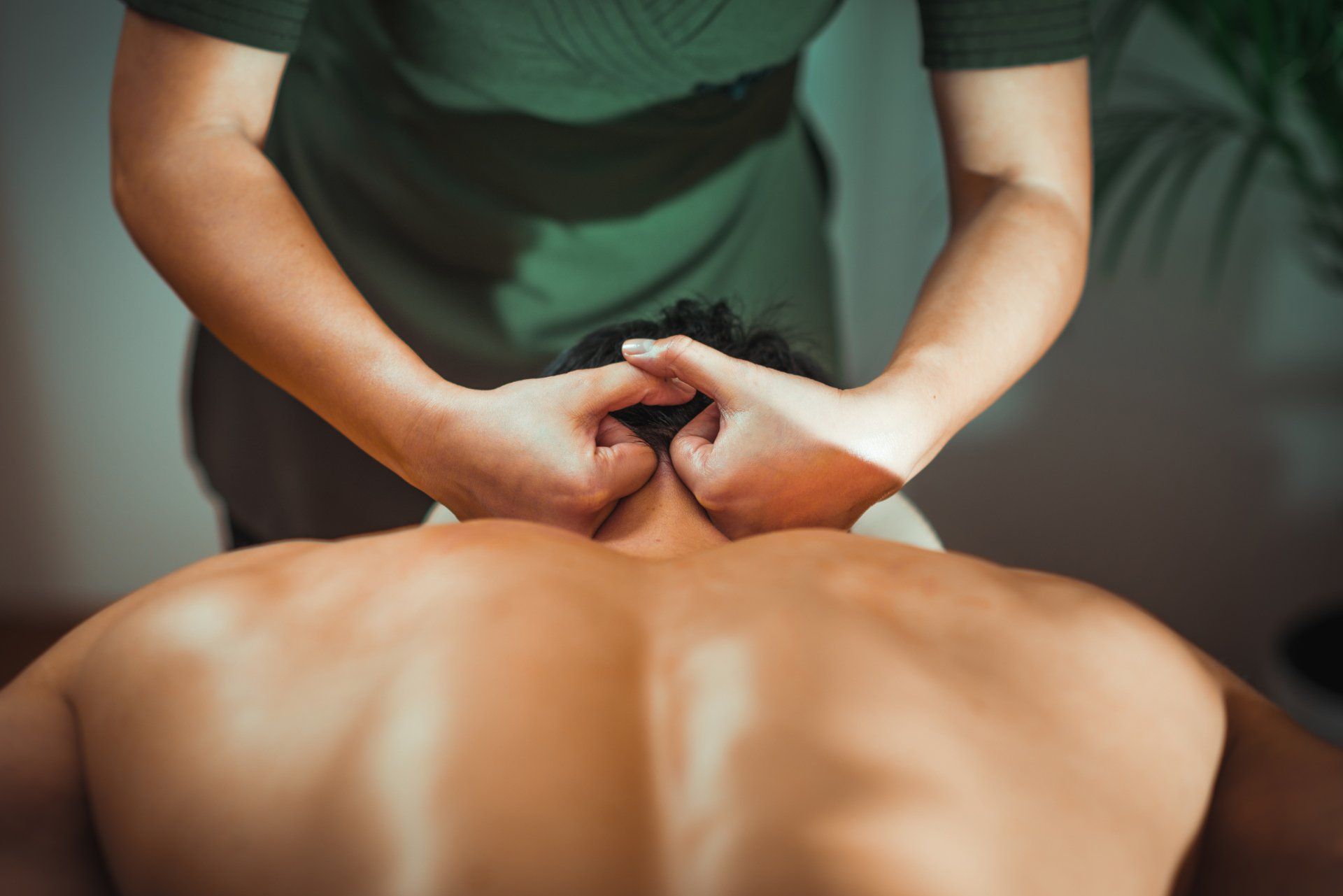 Giving massage