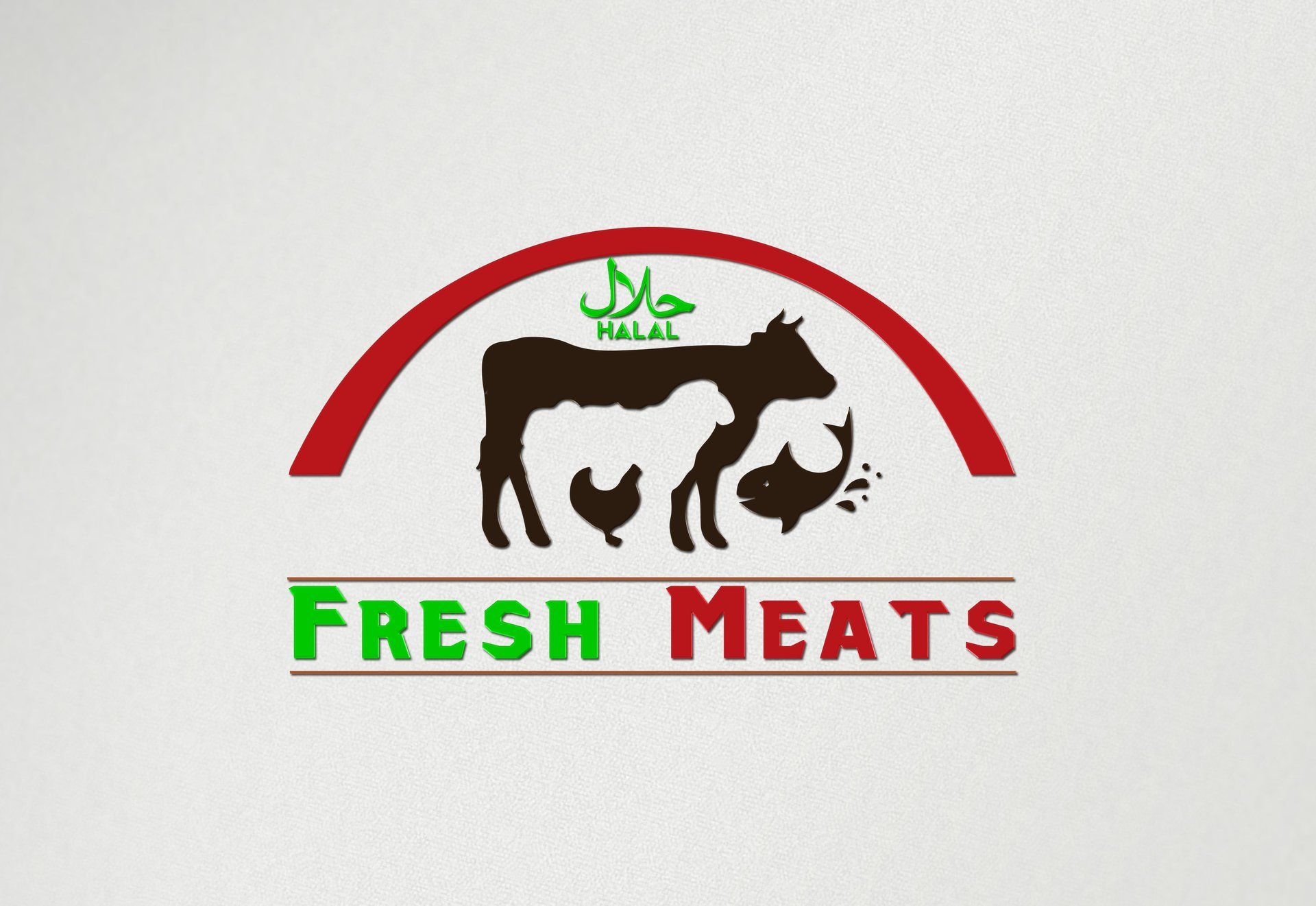 Мясо логотип