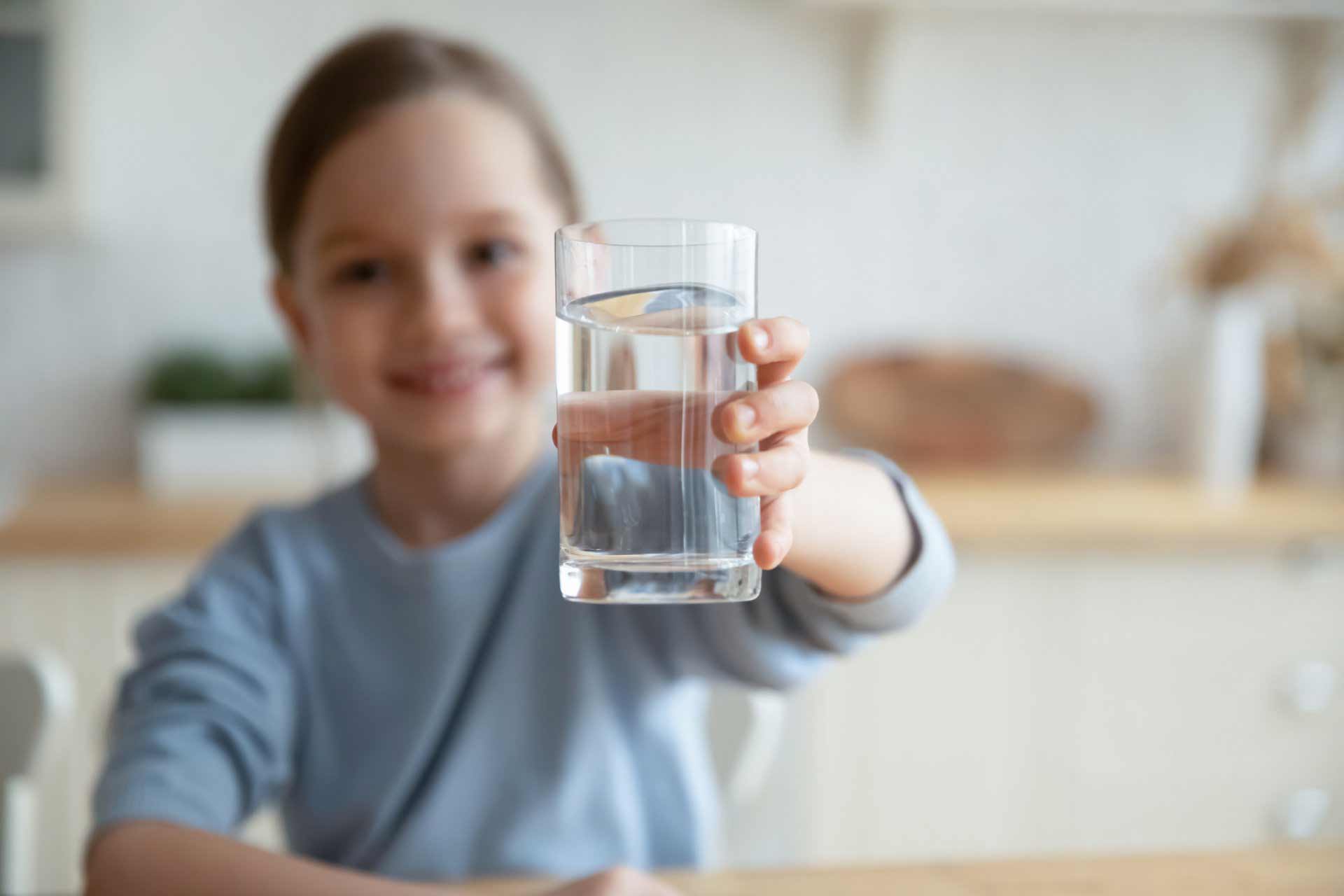 Kid Showing A Tested Water — Jacksonville, FL— 凯发k8ag旗舰厅 A&B Marketing