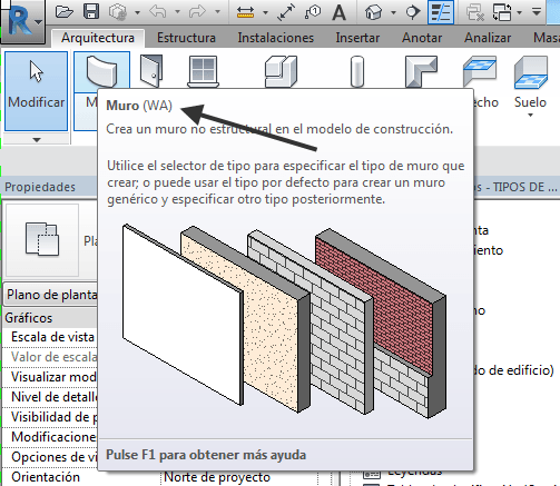 Teclas de acceso rápido en Revit