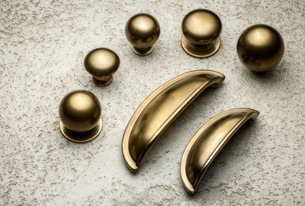 Solid Brass Classic Kitchen Cup Handle