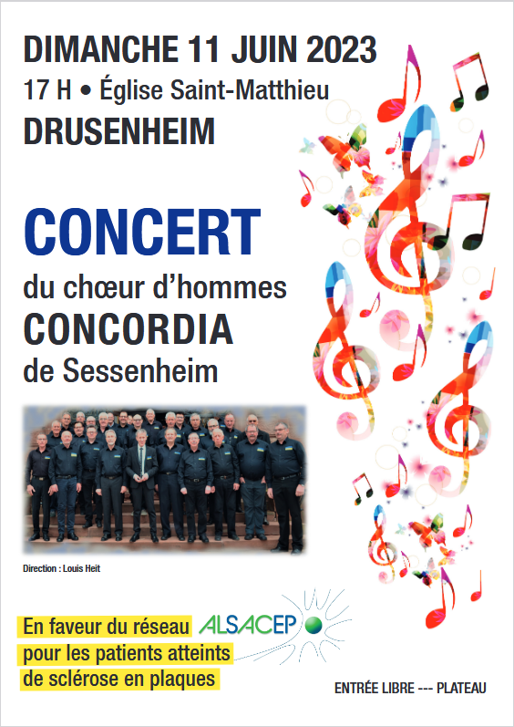 Concert caritatif à Drusenheim le dimanche 11 juin 2023