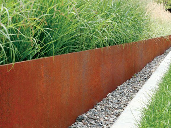 Garden Edging With Cor Ten Steel EverEdge New Zealand