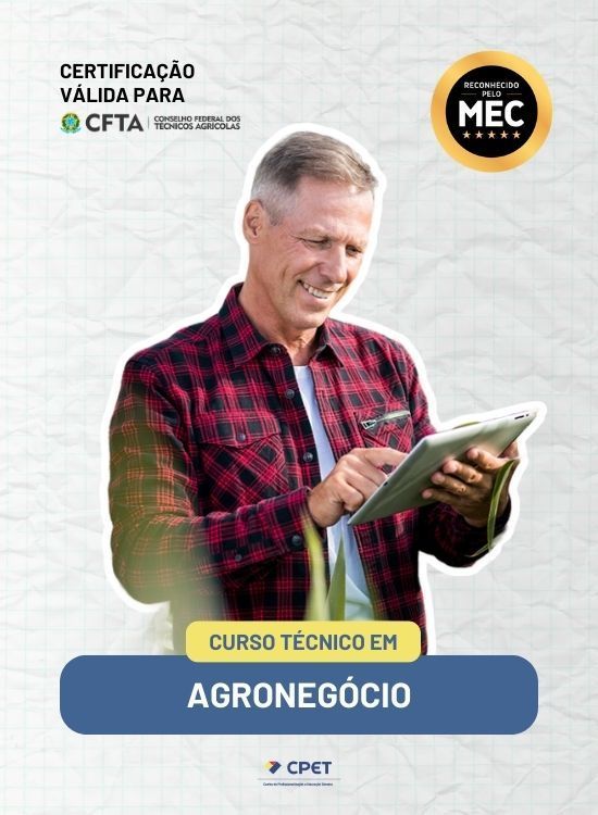 Curso Técnico em Agronegócio a distância CPET