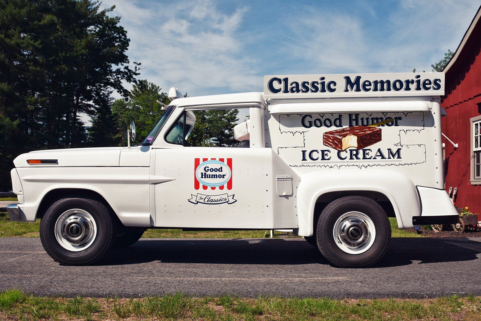 Vintage Ice Cream Truck Maine Classic Memories Ice Cream Llc