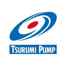 C'est un logo pour une entreprise appelée tsurumi pump.