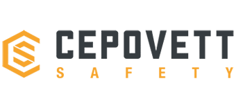 Un logo pour une entreprise appelée cepovett safety