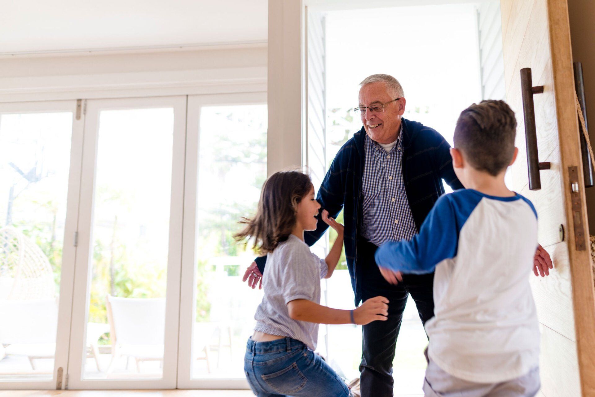 Grandfather Greeting His Children — Nowra, NSW — Jet Locksmiths