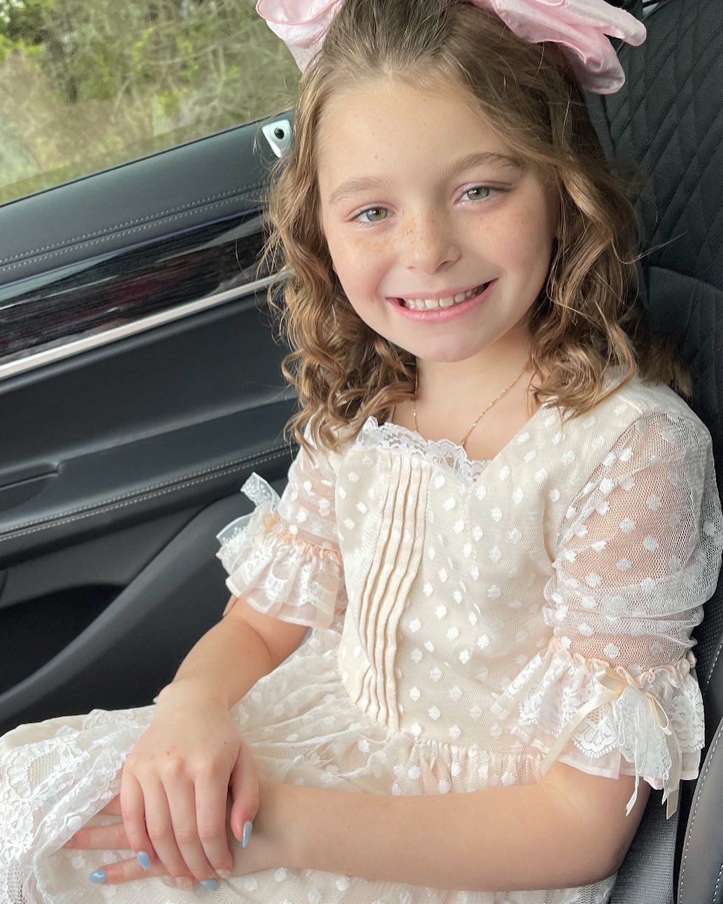 A Girl in A Car Wearing a Dress - Saint Georges, DE - Chavies Boutique