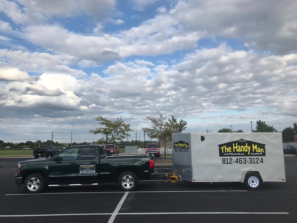 Truck with Trailer — Evansville, IN — The Handy Man, LLC