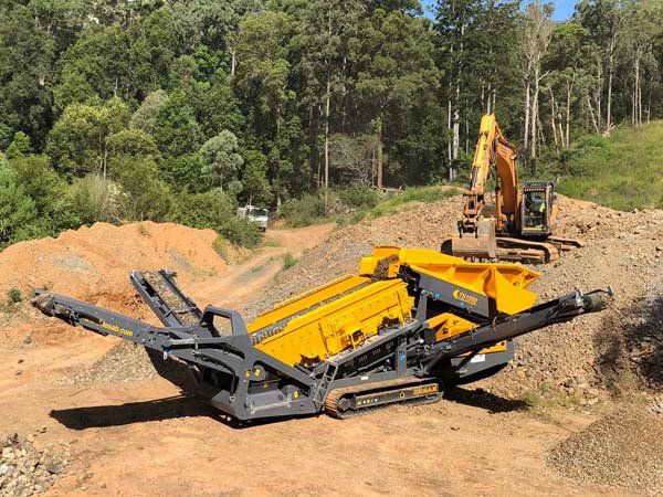yellow screening machine
