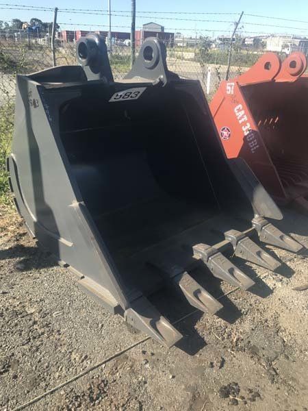 grey excavator bucket
