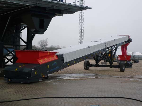 white wheel conveyor