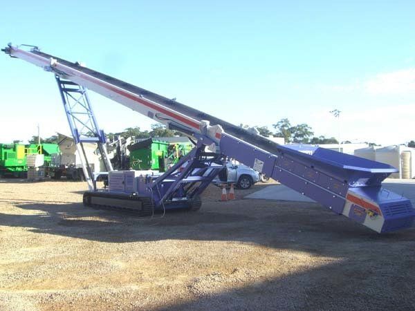 blue track conveyor