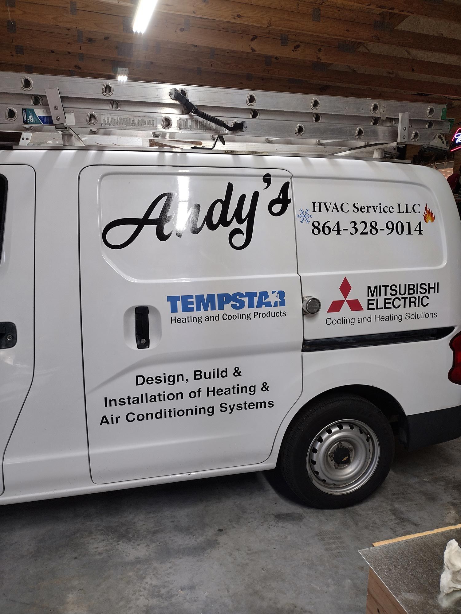 Van — Townville, SC — Andy’s HVAC Service LLC