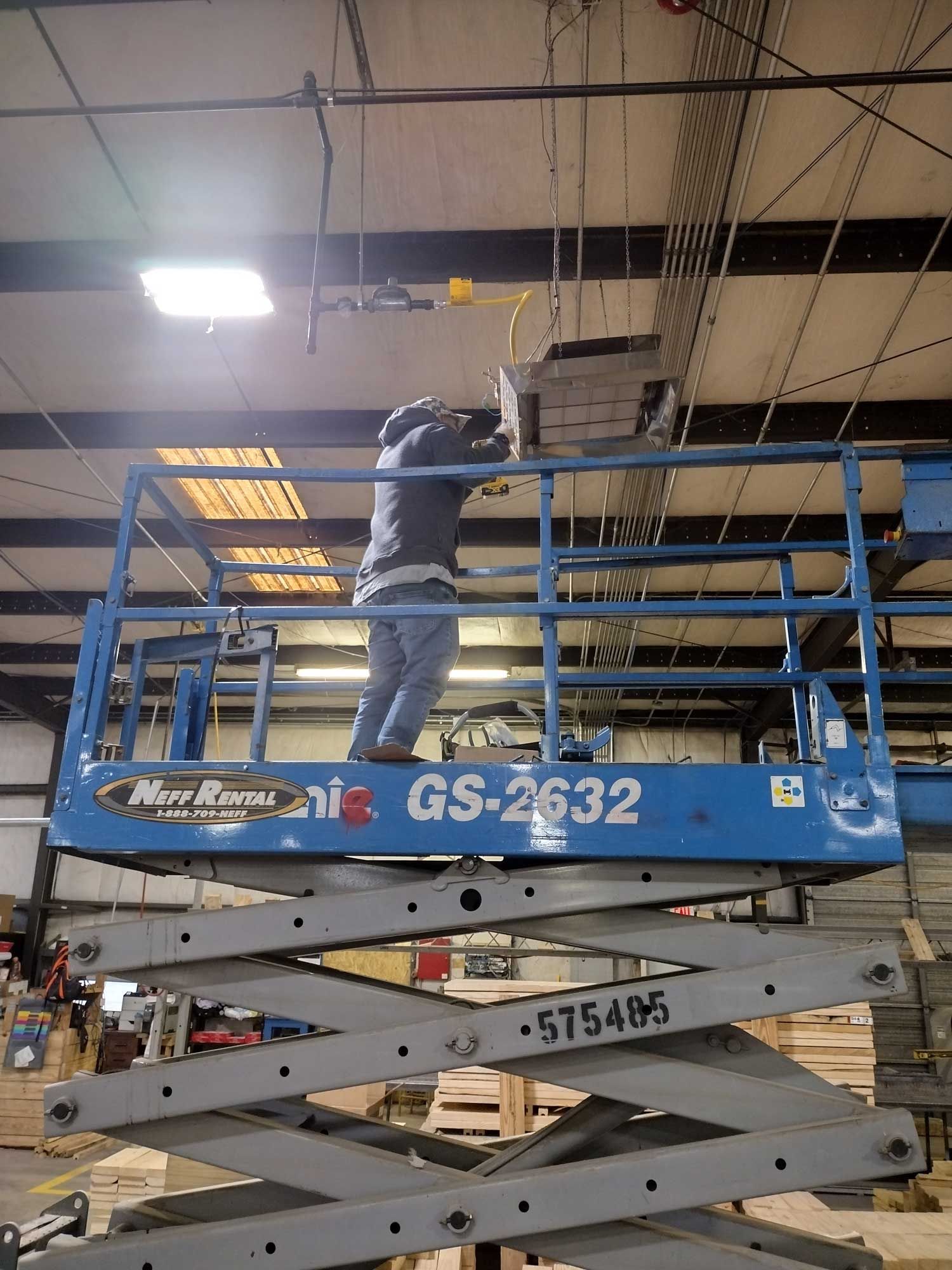 Man Working — Townville, SC — Andy’s HVAC Service LLC