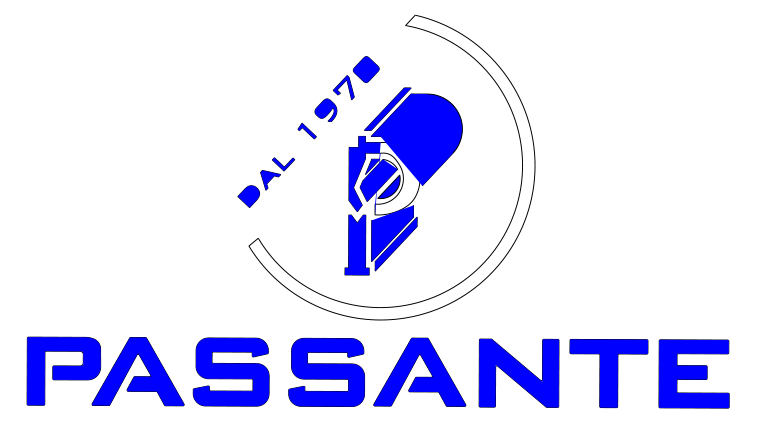 Logo blu con la scritta