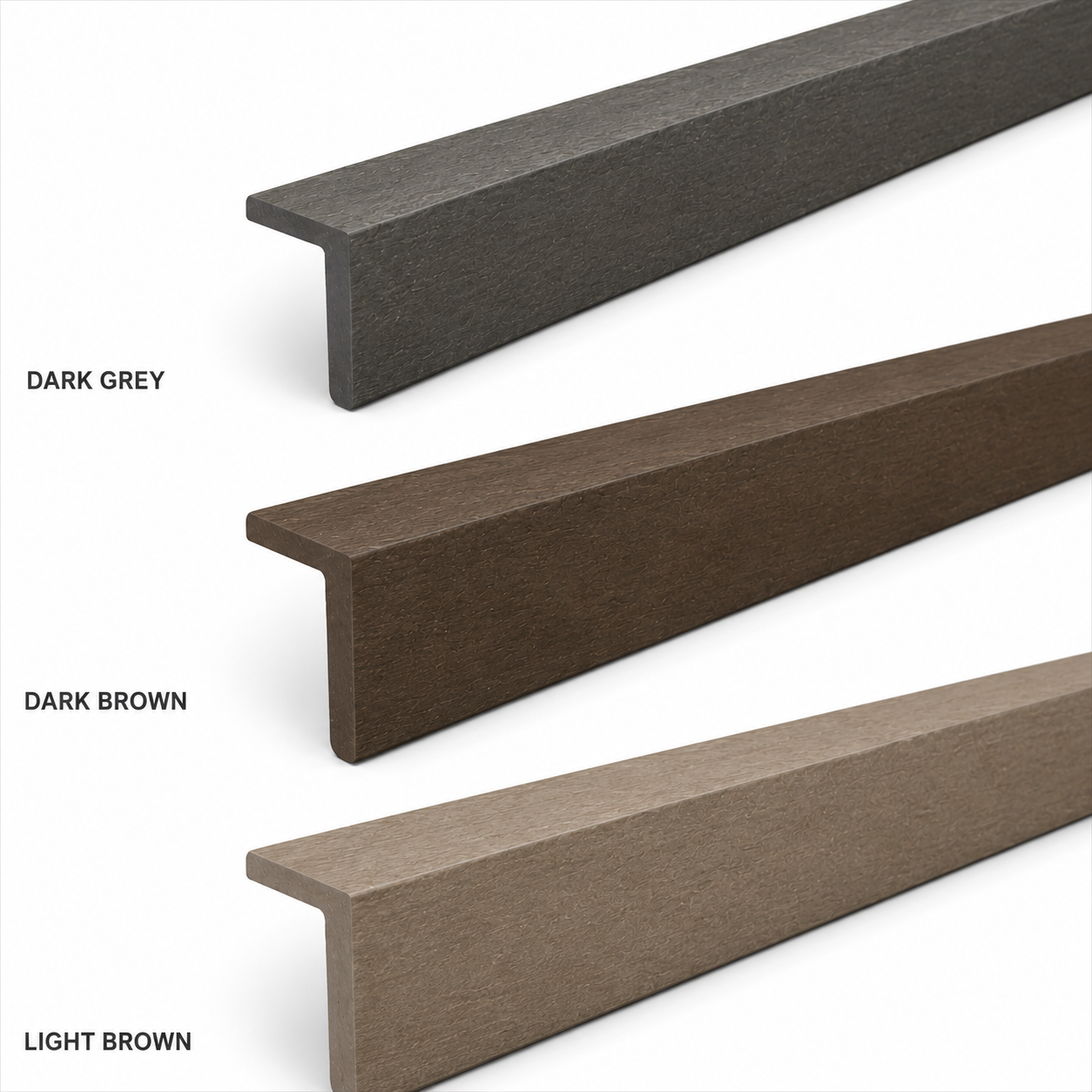Composite Decking Corner Trim 3800mm