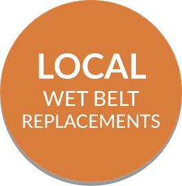 A blue circle with the words `` local clutch experts '' written on it.