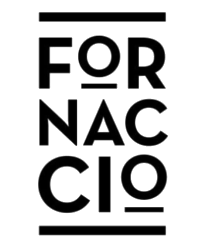 Logo in bianco e nero: testo 