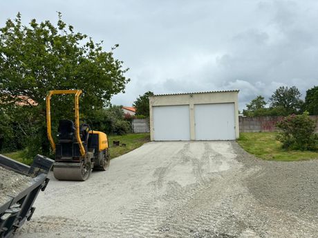 Empierrement, Grave Non Traitée, GNT, pour allées et cours de particulier