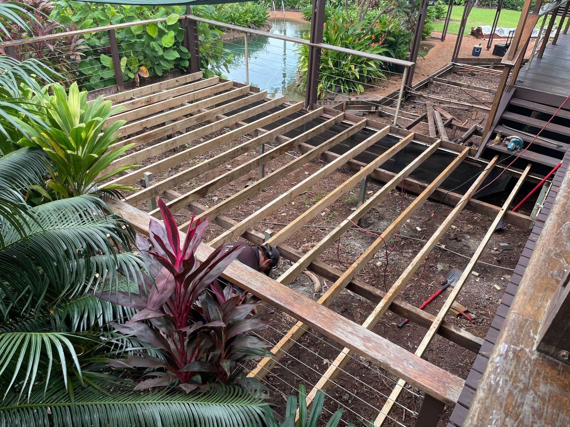 Deck Under Construction — Northco Constructions In Muirhead, NT