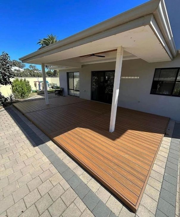A Wooden Deck Extends From a House Under a Covered Patio — Northco Constructions In Muirhead, NT