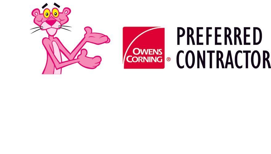 The pink panther is a preferred contractor for owens corning.