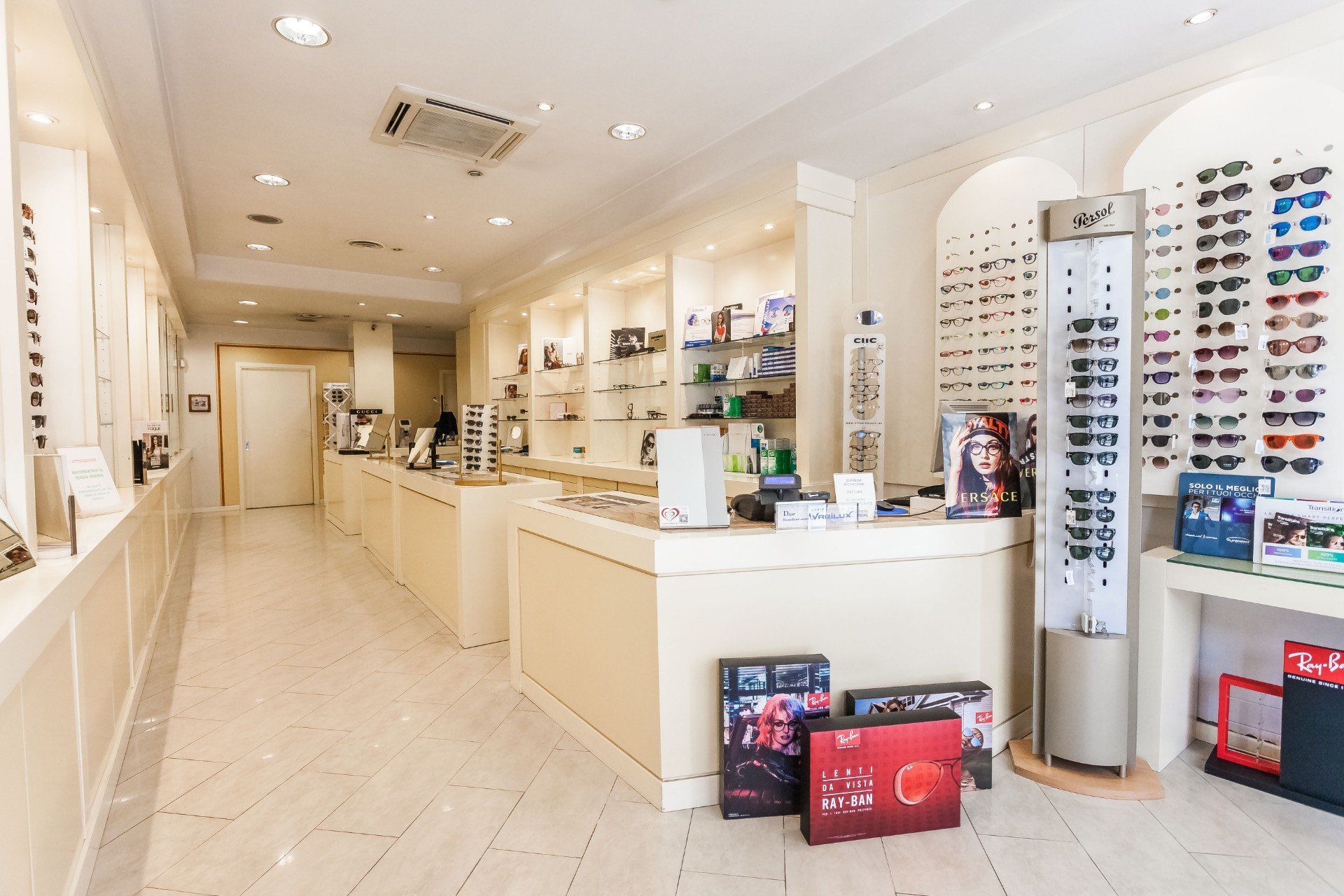 Negozio per visite oculistiche