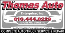 AF Thomas Auto Repair ENT Inc Logo