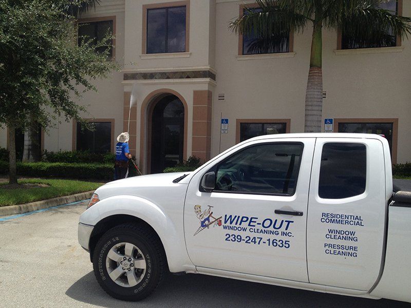 Wipe Out Windows Service Truck — Fort Myers, FL — Wipe Out Windows