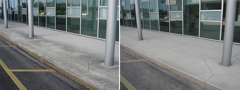 Before and After of Road Cleaning — Fort Myers, FL — Wipe Out Windows