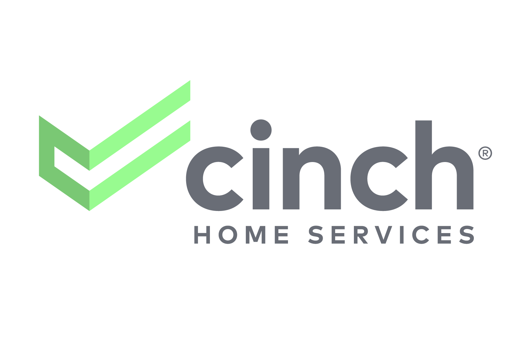 Cinch Home Services logo: green check mark icon next to 