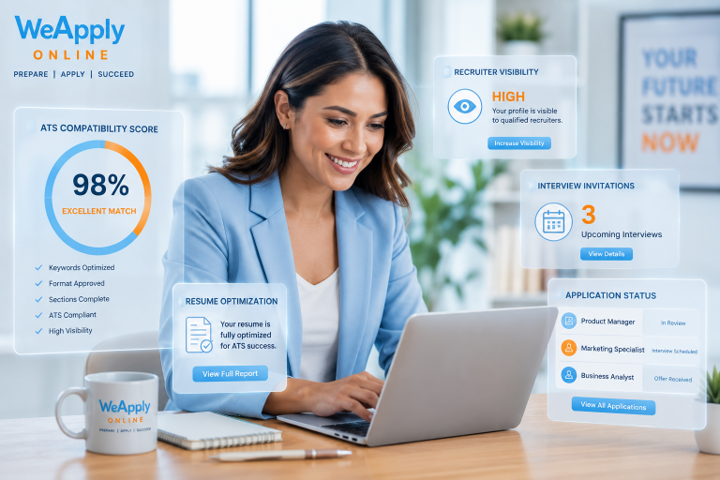 Woman working on laptop with analytics dashboard graphics and business metrics overlayed շուրջ她
