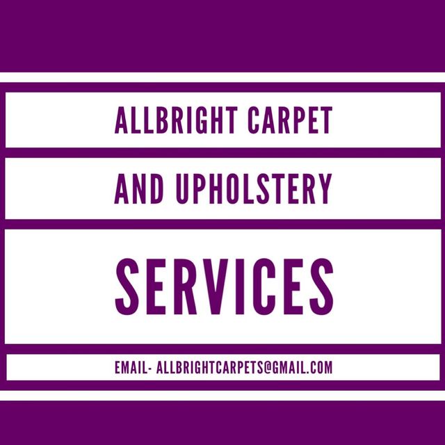 Allbrightcarpets and upholstery cleaning service..