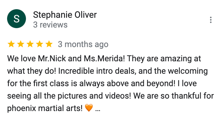 Stephanie oliver wrote a review for mr. nick and ms. merida.