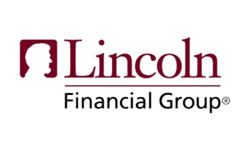 Lincoln financial group logo on a white background
