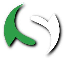 A green and white logo with a shadow on a white background | Siefken Roofing and Remodeling Services in Omaha, NE