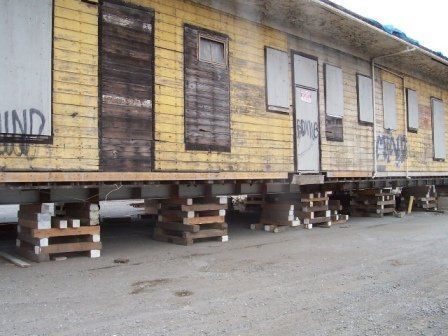 House Raising Using a Wooden Pile – Antioch, CA – Rogers House Moving