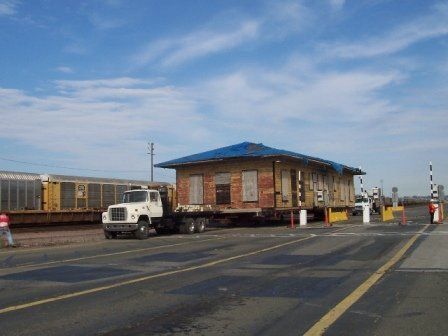 House Pulling by the Truck at Highway – Antioch, CA – Rogers House Moving