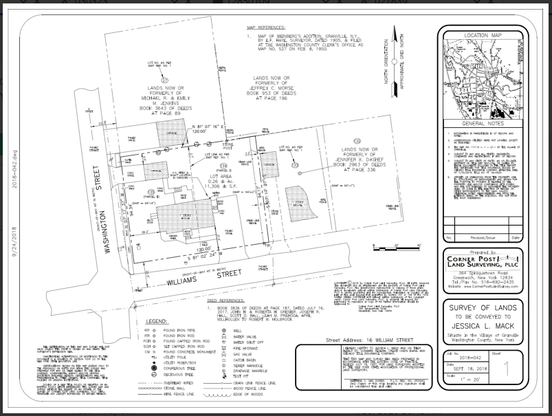 2018-042-S1-24X18 Map Illustrations — Greenwich, NY — Corner Post Land Surveying