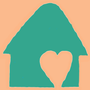 Little shed with a heart shaped door