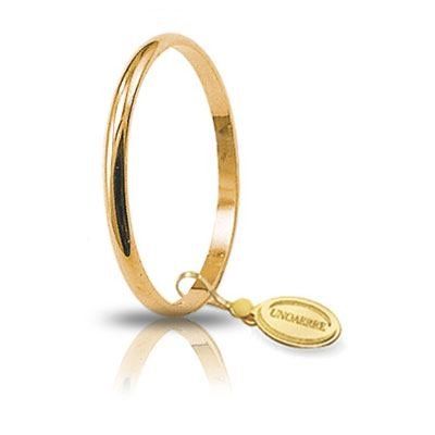 fedina nuziale in oro giallo