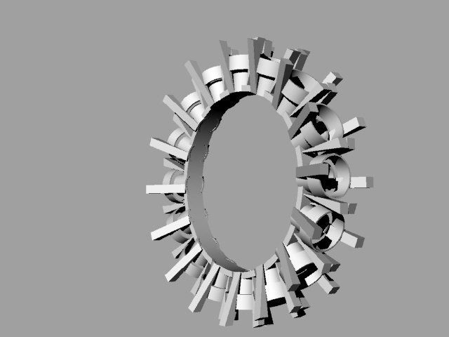 veretta in oro bianco e diamanti a giro