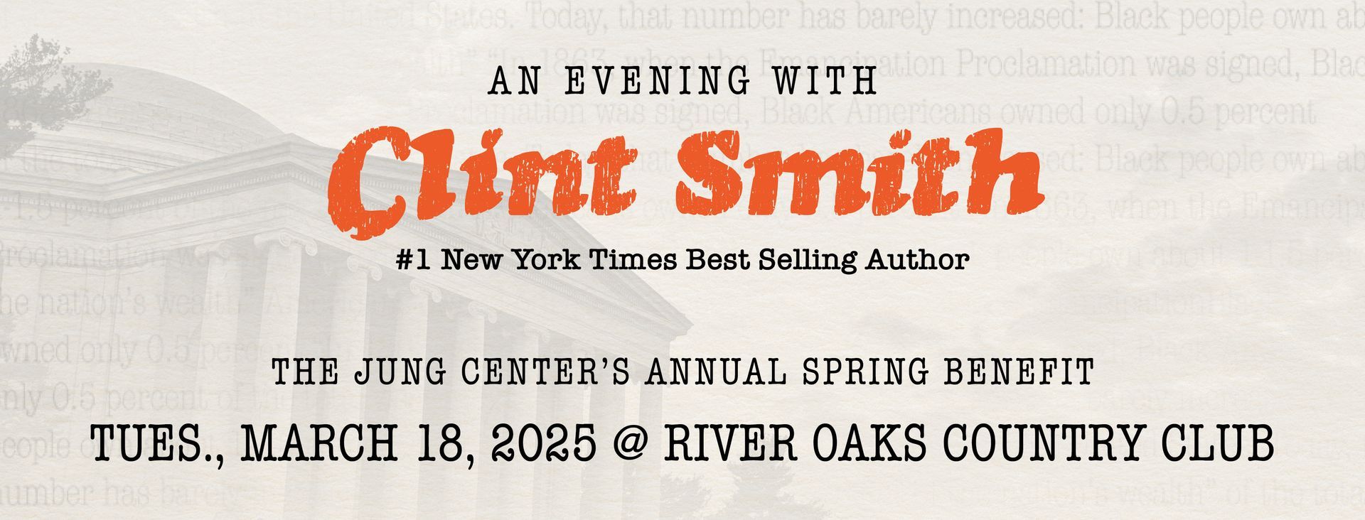 A poster for an evening with clint smith