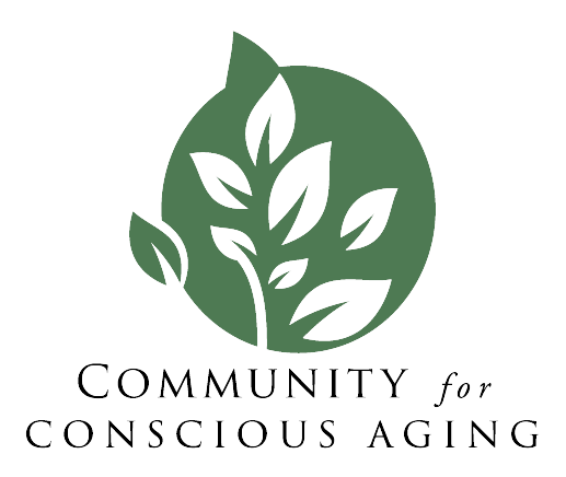 A logo for the community for conscious aging