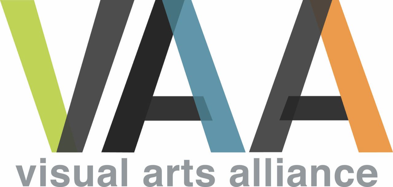 The logo for the visual arts alliance