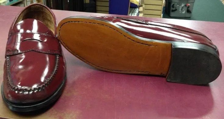 Newly Restored Leather Shoes — St. Louis, MO — Cobblestone Quality Shoe Repair