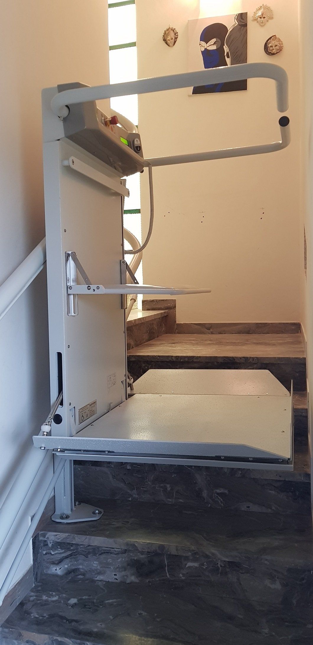 Installazione di montascale per interni
